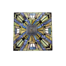 Load image into Gallery viewer, RADIANCE goods Mission-Style Blackish Bronze 2-Light Floor Lamp 18" Shade