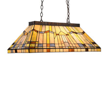Load image into Gallery viewer, RADIANCE goods Mission 3 Light Blackish Bronze Island Fixture 28" Wide