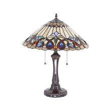 Load image into Gallery viewer, RADIANCE goods Tiffany-Style 2 Light Victorian Table Lamp 16" Shade