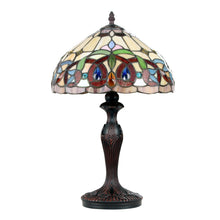 Load image into Gallery viewer, RADIANCE goods Tiffany-style Dark Bronze 1 Light Table Lamp 12" Shade