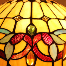 Load image into Gallery viewer, RADIANCE goods Victorian Tiffany-style Dark Bronze 2 Light Pendant 16" Wide