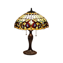 Load image into Gallery viewer, RADIANCE goods Tiffany-Style 2 Light Victorian Table Lamp 16" Shade
