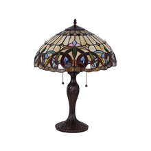Load image into Gallery viewer, RADIANCE goods Tiffany-Style 2 Light Victorian Table Lamp 16" Shade