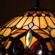 Load image into Gallery viewer, RADIANCE goods Tiffany-Style 2 Light Victorian Table Lamp 16" Shade