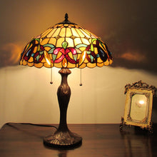 Load image into Gallery viewer, RADIANCE goods Tiffany-Style 2 Light Victorian Table Lamp 16" Shade