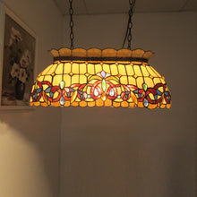 Load image into Gallery viewer, RADIANCE goods Victorian 3 Light Dark Bronze Island Pendant 28" Wide