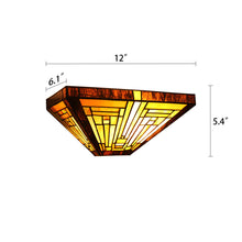 Load image into Gallery viewer, 33359-MR12WS1 RADIANCE goods 1 Light Mission Indoor Wall Sconce 12" Wide