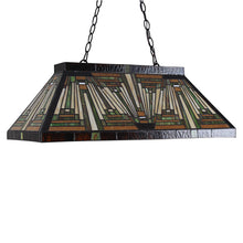Load image into Gallery viewer, RADIANCE goods Mission 3 Light Blackish Bronze Island Pendant 28" Wide