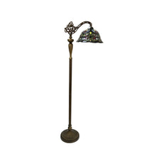 Load image into Gallery viewer, RADIANCE goods Victorian 1 Light Reading Floor Lamp 12" Shade