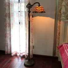 Load image into Gallery viewer, RADIANCE goods Victorian 1 Light Reading Floor Lamp 12" Shade