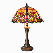 Load image into Gallery viewer, RADIANCE goods Tiffany-Style 2 Light Victorian Table Lamp 18" Shade