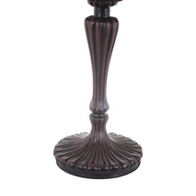 Load image into Gallery viewer, RADIANCE goods Tiffany-Style 2 Light Floral Table Lamp 18" Shade
