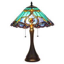 Load image into Gallery viewer, RADIANCE goods Tiffany-Style 2 Light Victorian Table Lamp 16" Shade