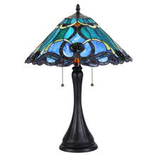 Load image into Gallery viewer, RADIANCE goods Tiffany-Style 2 Light Victorian Table Lamp 16" Shade