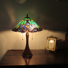 Load image into Gallery viewer, RADIANCE goods Tiffany-Style 2 Light Victorian Table Lamp 16" Shade