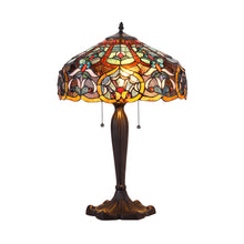 Load image into Gallery viewer, RADIANCE goods Tiffany-Style 2 Light Victorian Table Lamp 16" Shade