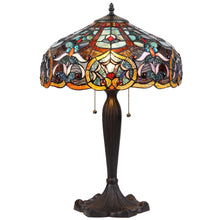 Load image into Gallery viewer, RADIANCE goods Tiffany-Style 2 Light Victorian Table Lamp 16" Shade
