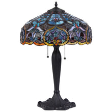 Load image into Gallery viewer, RADIANCE goods Tiffany-Style 2 Light Victorian Table Lamp 16" Shade