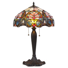Load image into Gallery viewer, RADIANCE goods Tiffany-Style 2 Light Victorian Table Lamp 16" Shade