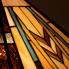 Load image into Gallery viewer, RADIANCE goods Tiffany-style 2 Light Mission Table Lamp 16" Shade