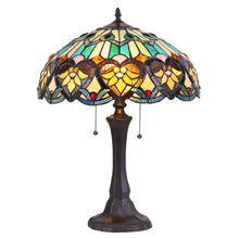 Load image into Gallery viewer, RADIANCE goods Tiffany-Style 2 Light Victorian Table Lamp 16" Shade