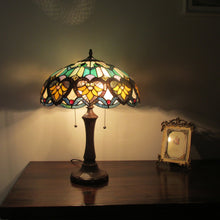 Load image into Gallery viewer, RADIANCE goods Tiffany-Style 2 Light Victorian Table Lamp 16" Shade