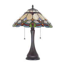 Load image into Gallery viewer, RADIANCE goods Tiffany-Style 2 Light Victorian Table Lamp 16" Shade