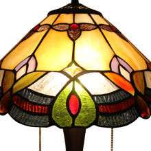 Load image into Gallery viewer, RADIANCE goods Tiffany-Style 2 Light Victorian Table Lamp 16" Shade