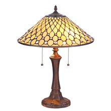 Load image into Gallery viewer, RADIANCE goods Tiffany-Style 2 Light Victorian Table Lamp 16" Wide