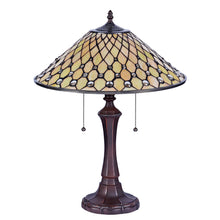 Load image into Gallery viewer, RADIANCE goods Tiffany-Style 2 Light Victorian Table Lamp 16" Wide