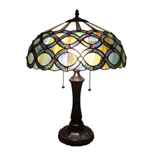 Load image into Gallery viewer, RADIANCE goods Tiffany-Style 2 Light Victorian Table Lamp 16" Shade