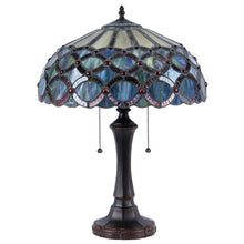Load image into Gallery viewer, RADIANCE goods Tiffany-Style 2 Light Victorian Table Lamp 16" Shade