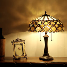 Load image into Gallery viewer, RADIANCE goods Tiffany-Style 2 Light Victorian Table Lamp 16" Shade