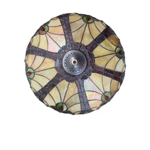 Load image into Gallery viewer, RADIANCE goods Victorian-Style Dark Bronze 2 Light Inverted Ceiling Pendant 18" Wide
