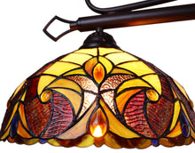 Load image into Gallery viewer, RADIANCE goods Victorian Tiffany-style Dark Bronze 3 Light Island Pendant 47" Wide