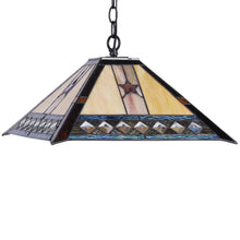 Load image into Gallery viewer, RADIANCE goods Mission-Style 2 Light Inverted Ceiling Pendant 16" Shade