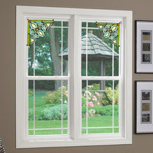 Load image into Gallery viewer, RADIANCE goods Victorian Stained Glass Window Panel 8"x8"