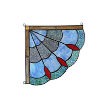 Load image into Gallery viewer, RADIANCE goods Victorian Stained Glass Window Panel 8"x8"