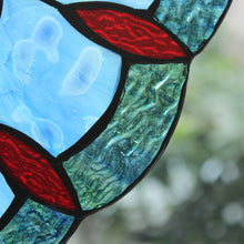 Load image into Gallery viewer, RADIANCE goods Victorian Stained Glass Window Panel 8"x8"