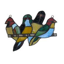 Load image into Gallery viewer, RADIANCE goods Animal Stained Glass Window Panel 8"x6.1"