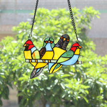 Load image into Gallery viewer, RADIANCE goods Animal Stained Glass Window Panel 8"x6.1"