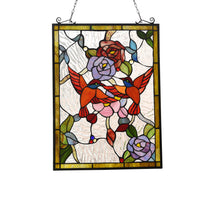 Load image into Gallery viewer, RADIANCE goods Animal Stained Glass Window Panel 18"x25"
