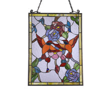 Load image into Gallery viewer, RADIANCE goods Animal Stained Glass Window Panel 18"x25"