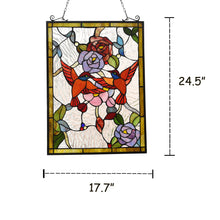 Load image into Gallery viewer, RADIANCE goods Animal Stained Glass Window Panel 18"x25"