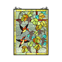 Load image into Gallery viewer, RADIANCE goods Animal Stained Glass Window Panel 18"x25"