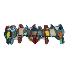 Load image into Gallery viewer, RADIANCE goods Animal Stained Glass Window Panel 26"x9"