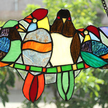 Load image into Gallery viewer, RADIANCE goods Animal Stained Glass Window Panel 16"x9"