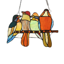 Load image into Gallery viewer, RADIANCE goods Animal Stained Glass Window Panel 12"x9"