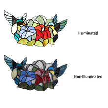 Load image into Gallery viewer, RADIANCE goods Animal Stained Glass Window Panel 15"x8"