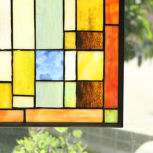 Load image into Gallery viewer, RADIANCE goods Mission Stained Glass Window Panel 18"x25"